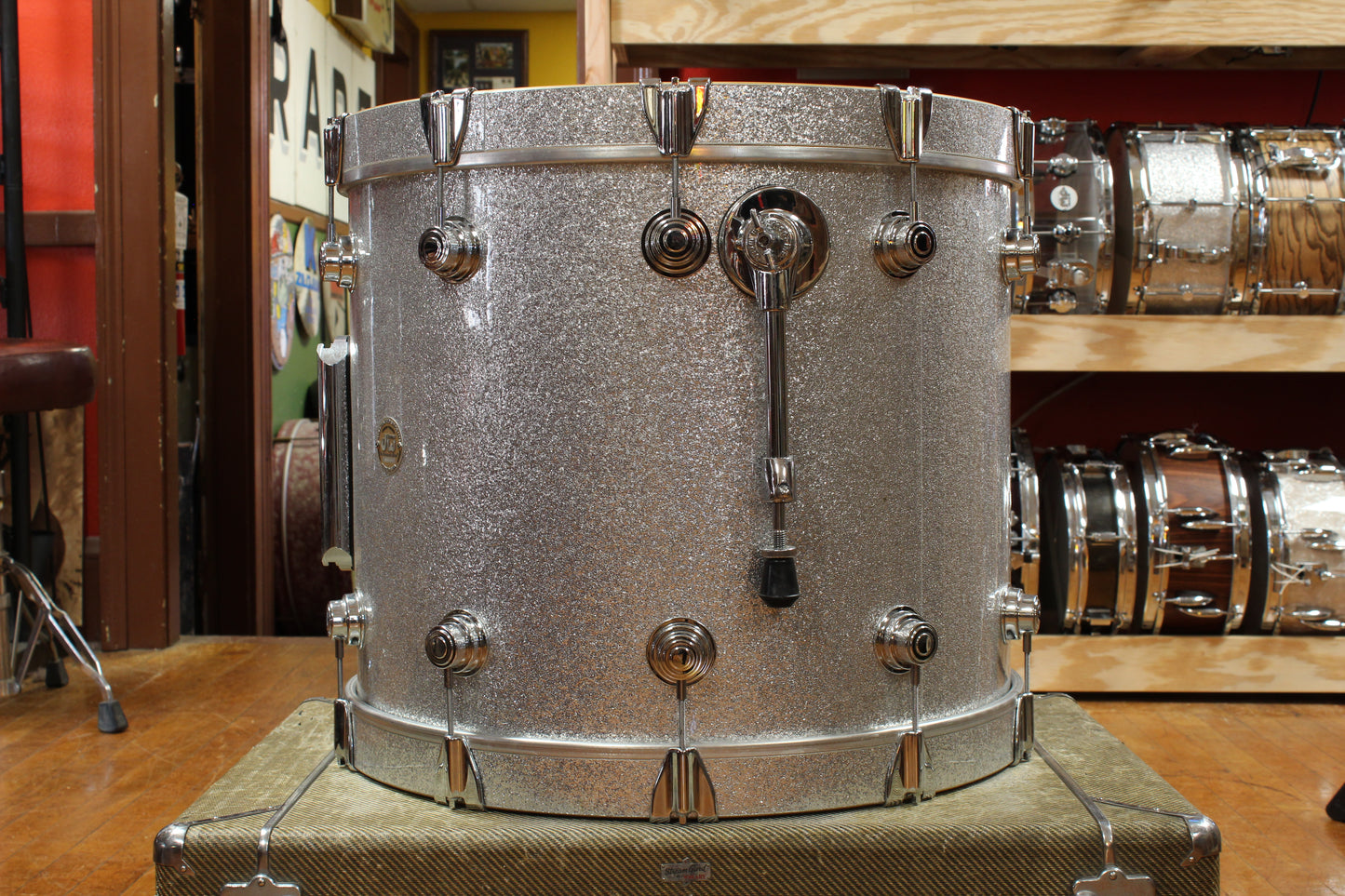 DW Collectors Series Outfit in Silver Sparkle 18x22 8x10 9x12 11x14 13x16