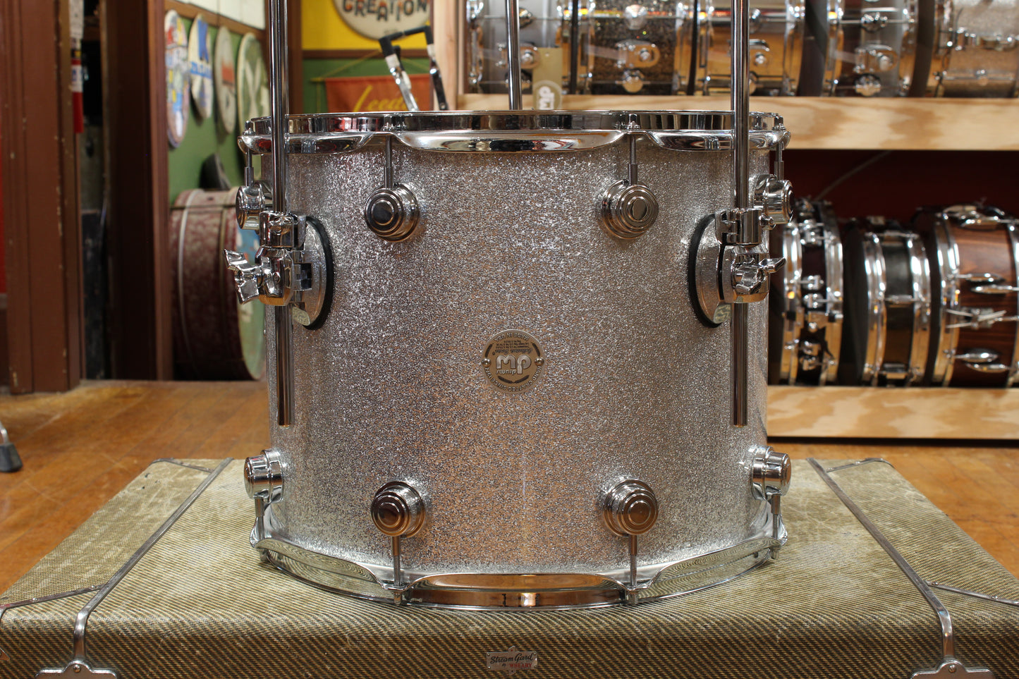 DW Collectors Series Outfit in Silver Sparkle 18x22 8x10 9x12 11x14 13x16
