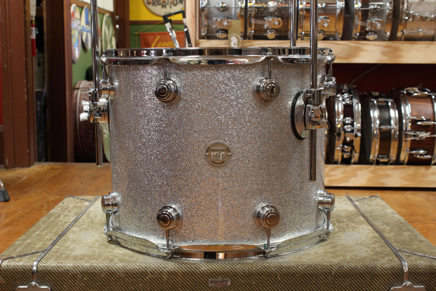 DW Collectors Series Outfit in Silver Sparkle 18x22 8x10 9x12 11x14 13x16