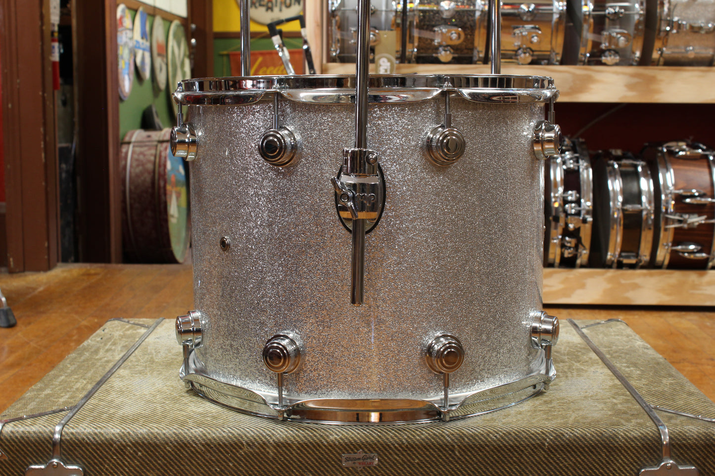 DW Collectors Series Outfit in Silver Sparkle 18x22 8x10 9x12 11x14 13x16