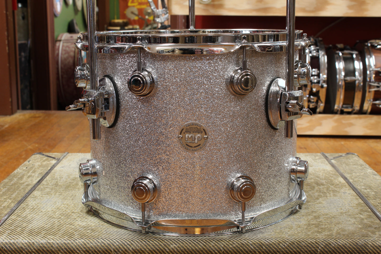 DW Collectors Series Outfit in Silver Sparkle 18x22 8x10 9x12 11x14 13x16