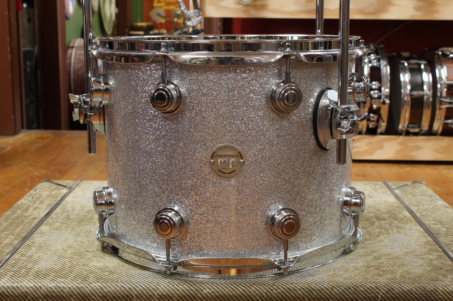 DW Collectors Series Outfit in Silver Sparkle 18x22 8x10 9x12 11x14 13x16