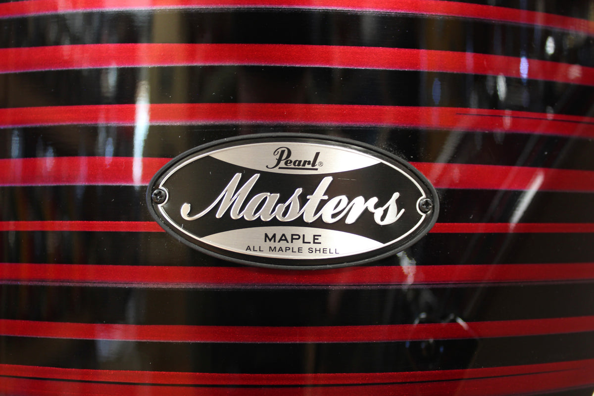 Pearl Masters Maple MM6 9x13 16x16 16x18 14x24 in Red Oyster Swirl
