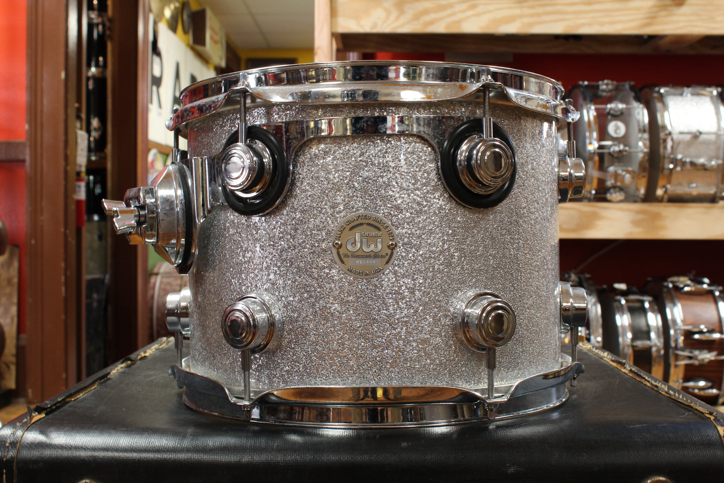DW Collectors Series Outfit in Silver Sparkle 18x22 8x10 9x12 11x14 13x16