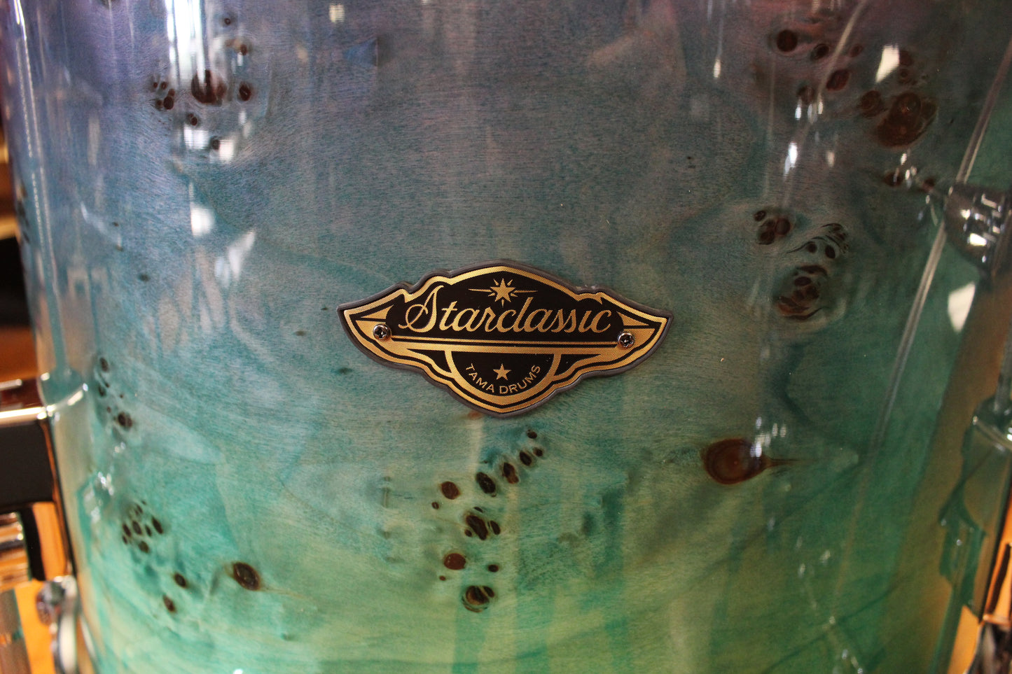 Tama Starclassic Walnut/Birch Outfit in Nebula Mappa Burl Fade 16x22 8x10 9x12 14x16