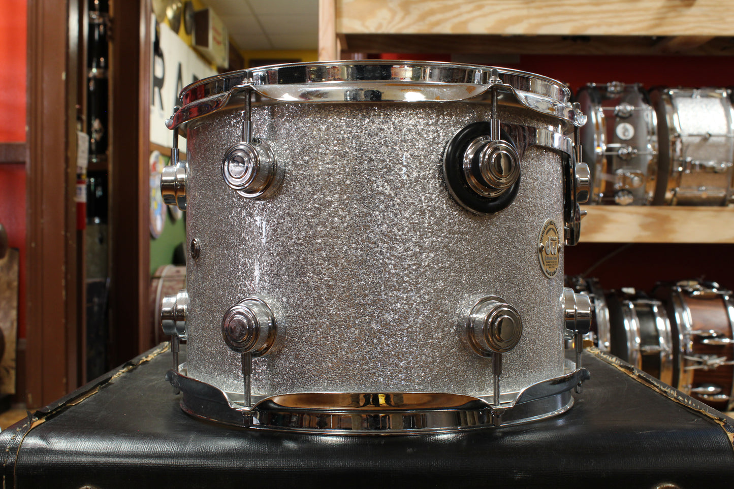 DW Collectors Series Outfit in Silver Sparkle 18x22 8x10 9x12 11x14 13x16