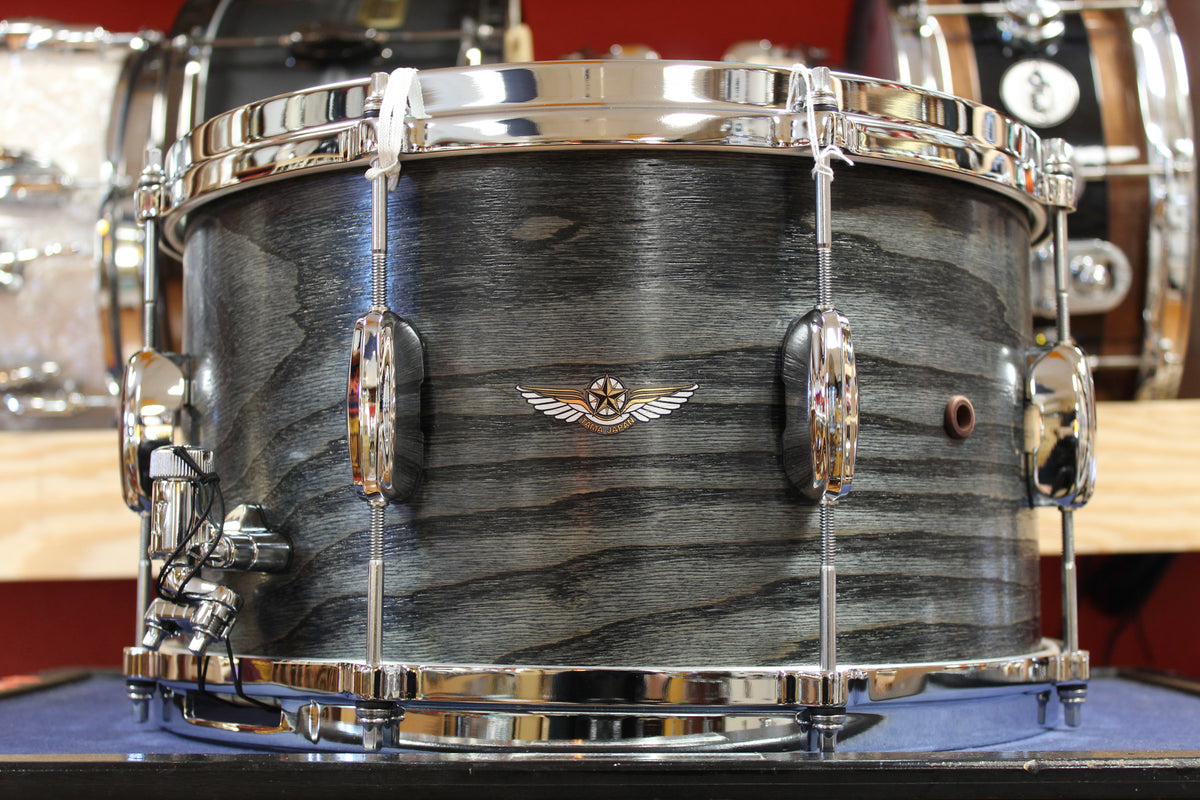 Tama Star Walnut Snare Drum 8x14 in Satin Charcoal Japanese Sen