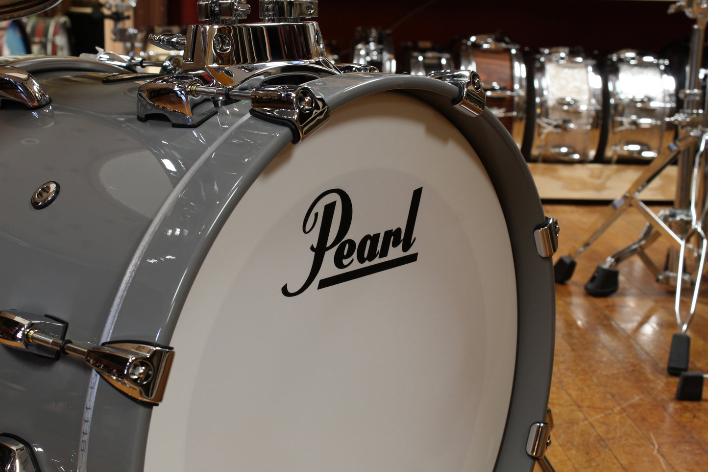 Pearl Masters Pure Maple Bop 14x18 14x14 9x12 8x10 Putty Grey