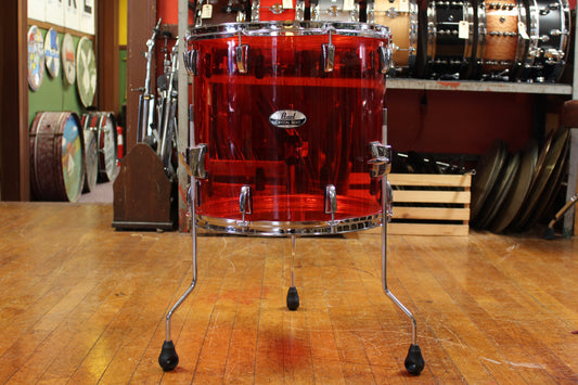 Pearl Crystal Beat 16"x16" Floor Tom in Ruby Red