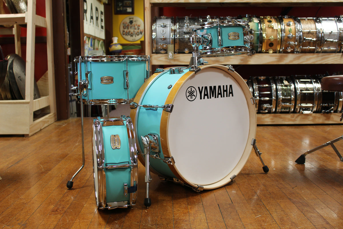 Yamaha SBP0F4H Stage Custom Hip 4-piece Shell Pack - Matte Surf Green