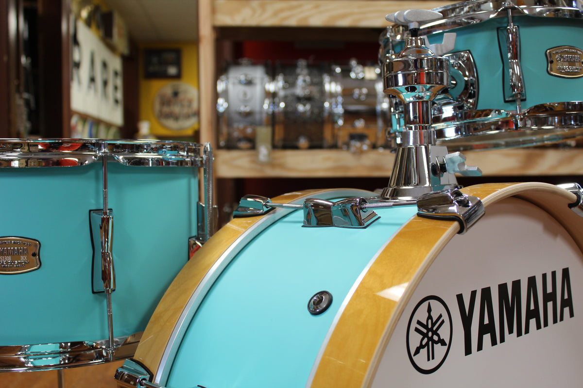 Yamaha SBP0F4H Stage Custom Hip 4-piece Shell Pack - Matte Surf Green