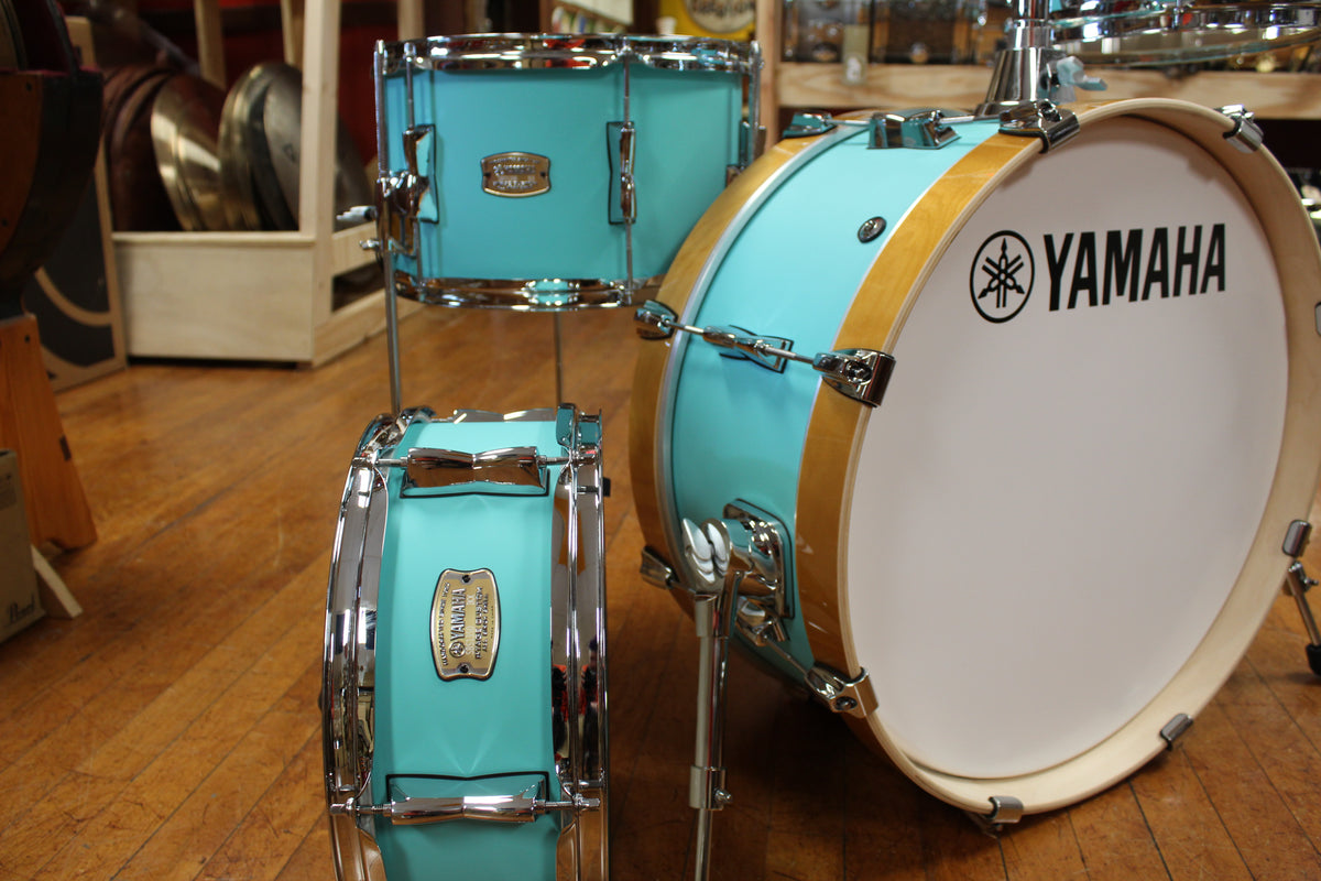 Yamaha SBP0F4H Stage Custom Hip 4-piece Shell Pack - Matte Surf Green
