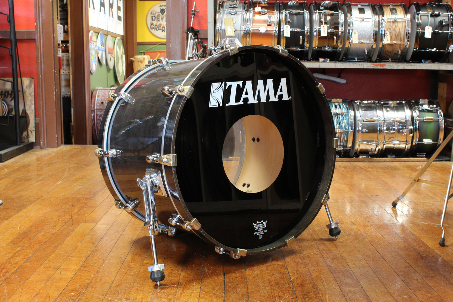 1990s Tama Starclassic Maple Outfit in Cherry Black 16x22 9x10 9x12 14x14