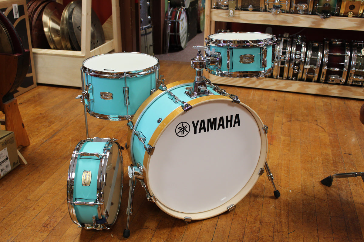 Yamaha SBP0F4H Stage Custom Hip 4-piece Shell Pack - Matte Surf Green