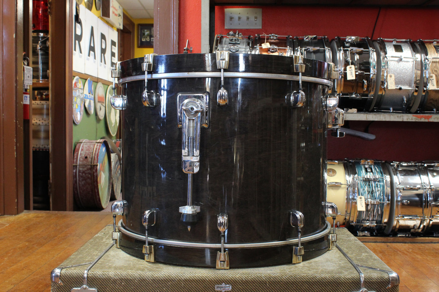 1990s Tama Starclassic Maple Outfit in Cherry Black 16x22 9x10 9x12 14x14