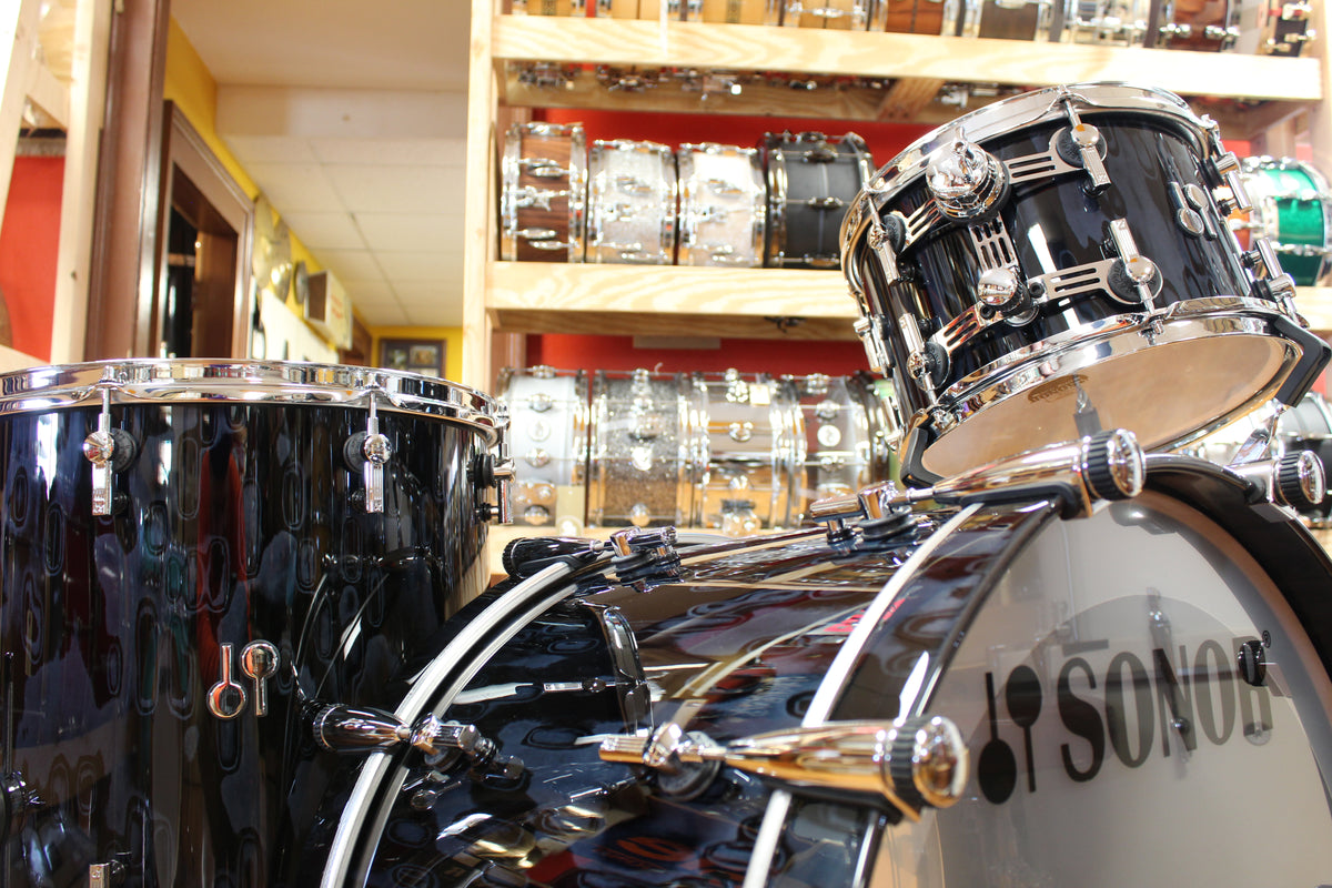 Sonor SQ2 Heavy Beech 8x12 15x16 14x22 Gray Tribal