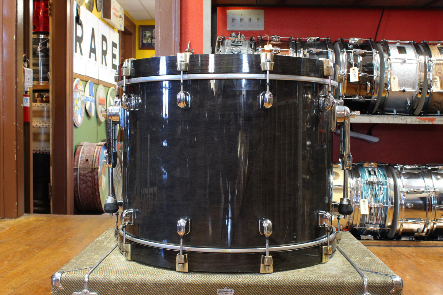 1990s Tama Starclassic Maple Outfit in Cherry Black 16x22 9x10 9x12 14x14