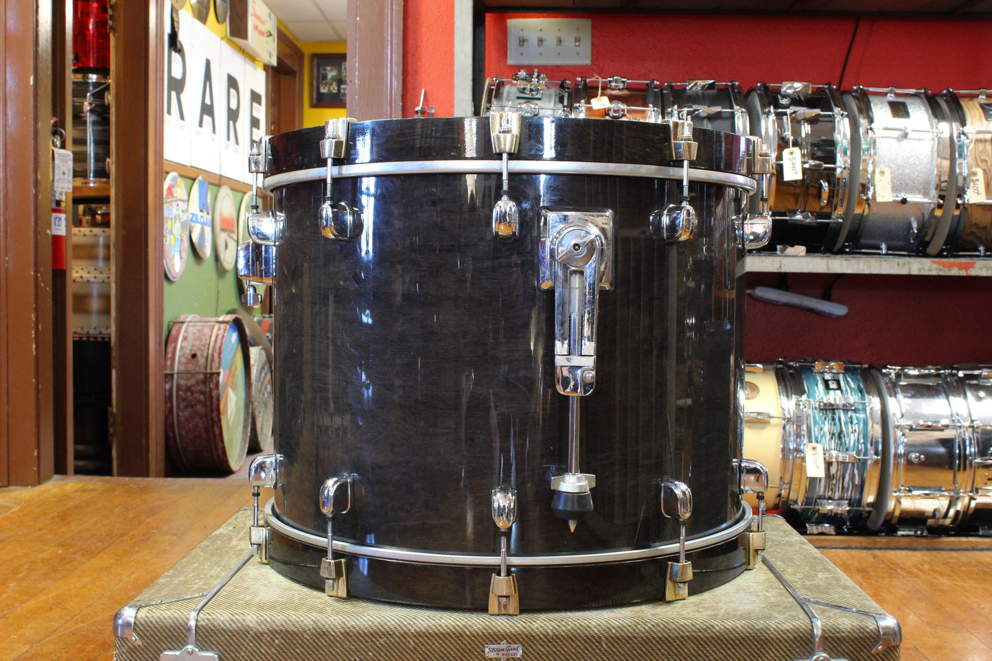 1990s Tama Starclassic Maple Outfit in Cherry Black 16x22 9x10 9x12 14x14