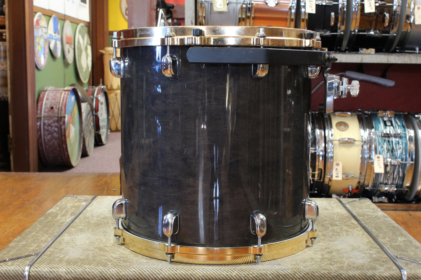 1990s Tama Starclassic Maple Outfit in Cherry Black 16x22 9x10 9x12 14x14