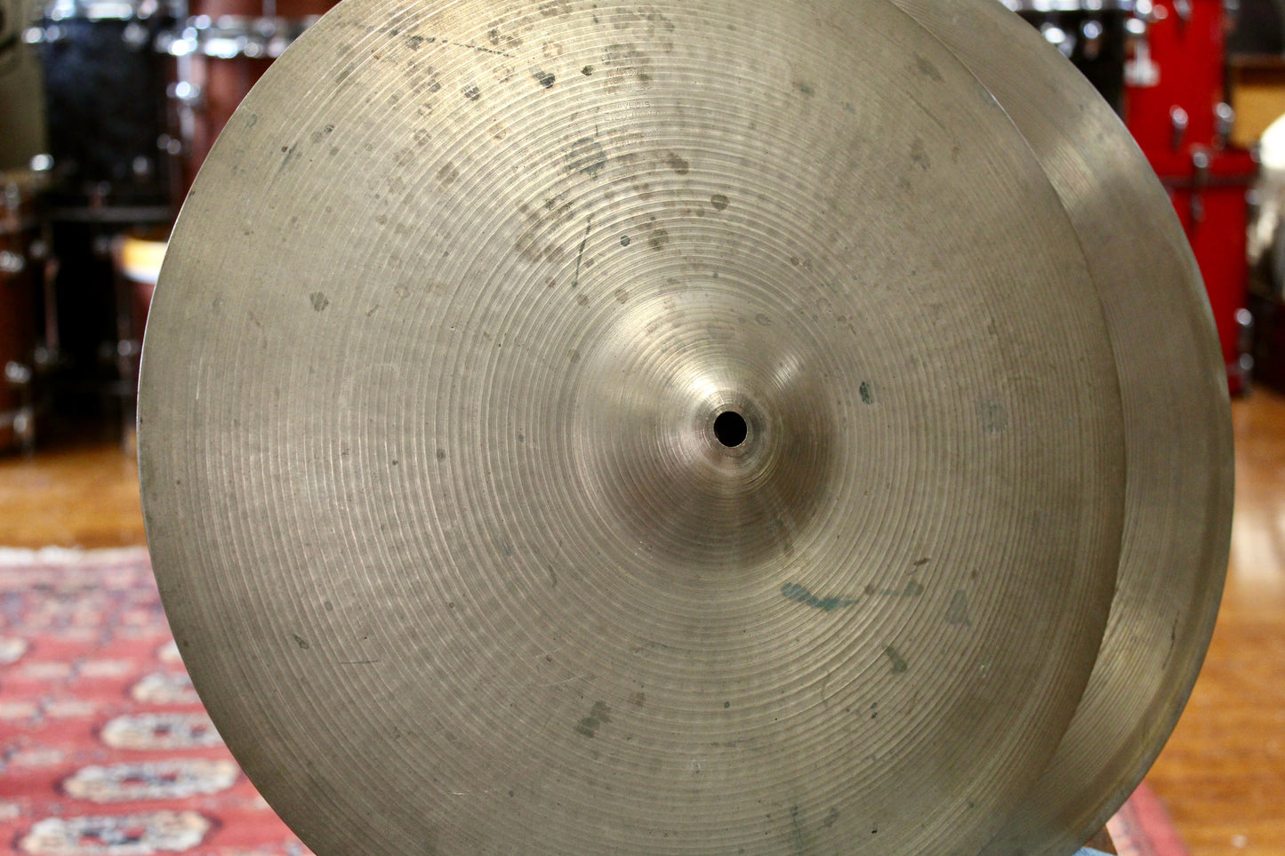 1960s A. Zildjian 16" Medium Hi-Hats 1077/1646g