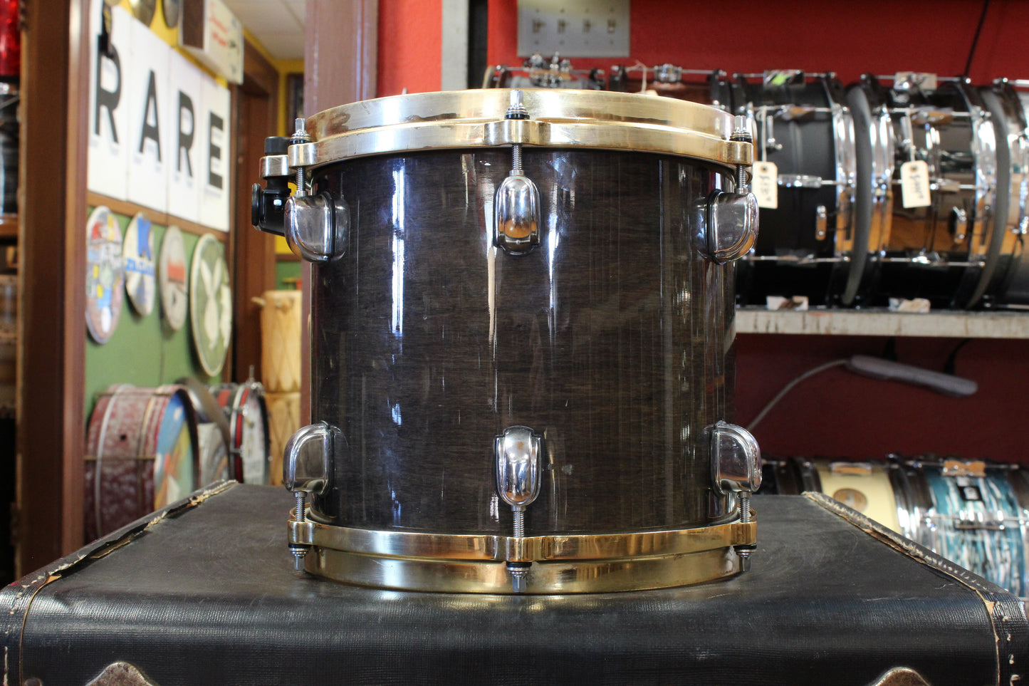 1990s Tama Starclassic Maple Outfit in Cherry Black 16x22 9x10 9x12 14x14