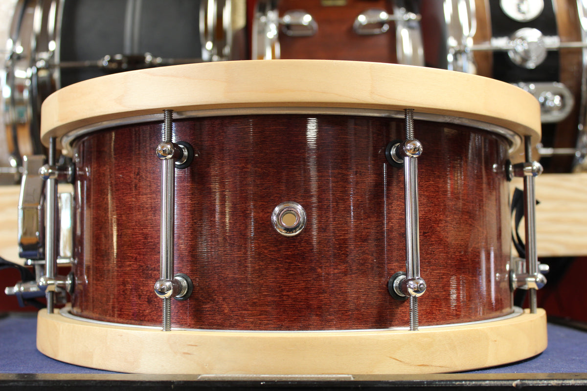 DDrum 6x13 Dios Series Snare Drum in Mahogany Stain