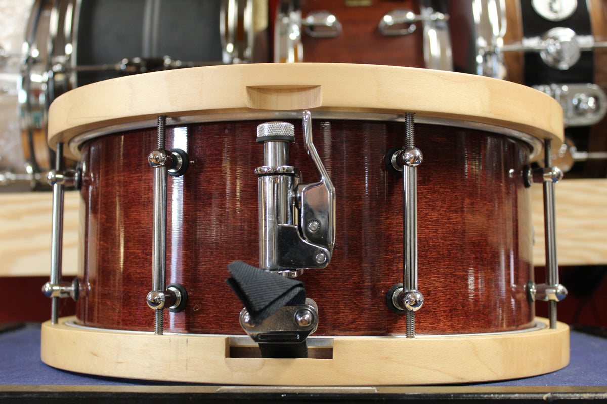 DDrum 6x13 Dios Series Snare Drum in Mahogany Stain