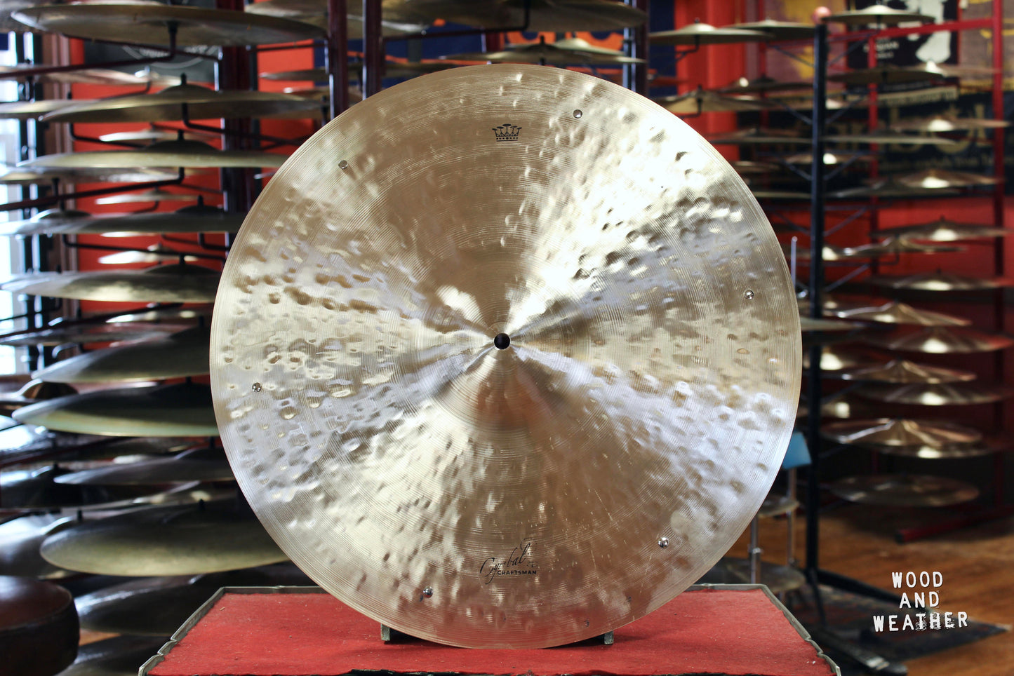 Cymbal Craftsman 19" EAK Style Sizzle Crash Ride 1654g