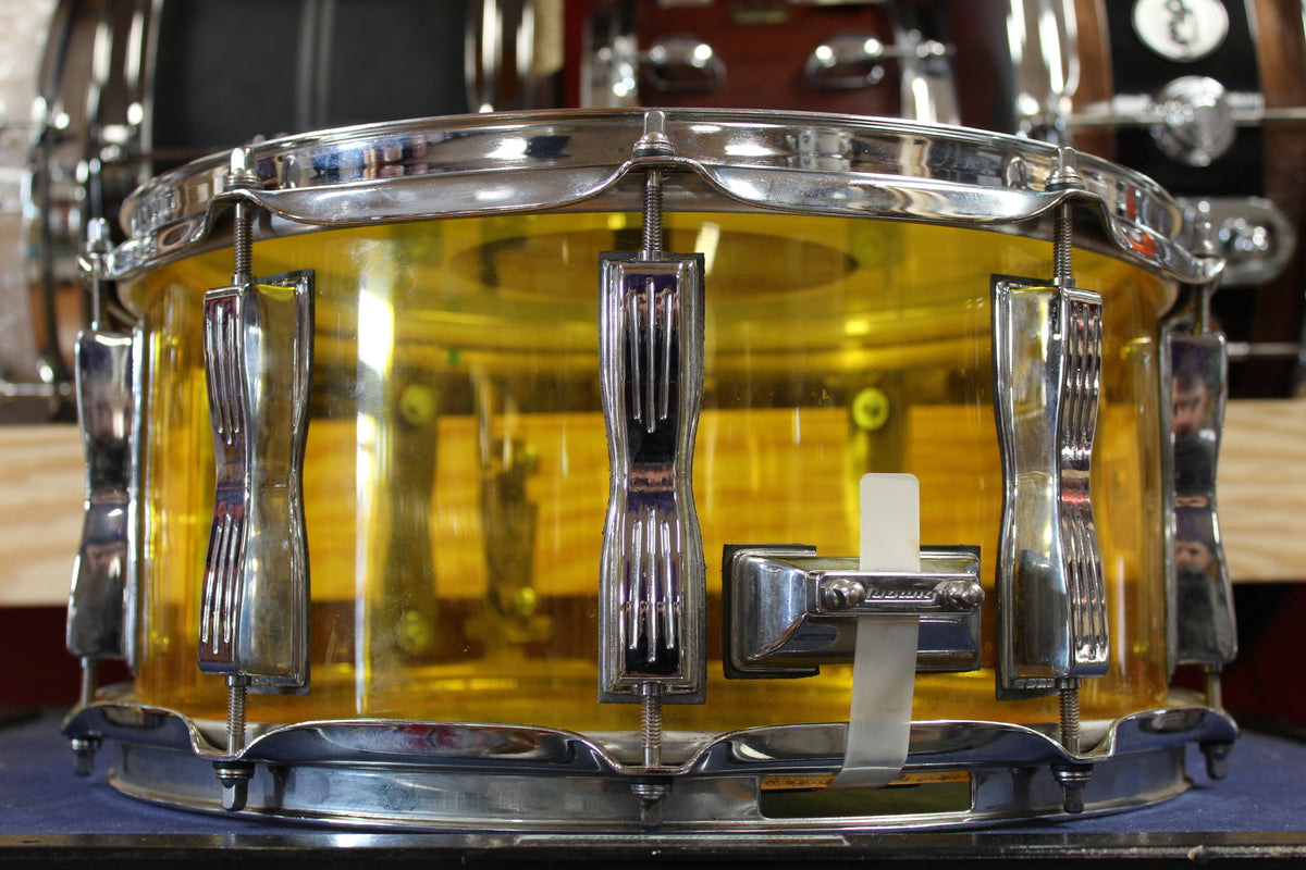 Ludwig 6.5x14 Vistalite Snare Drum in Yellow