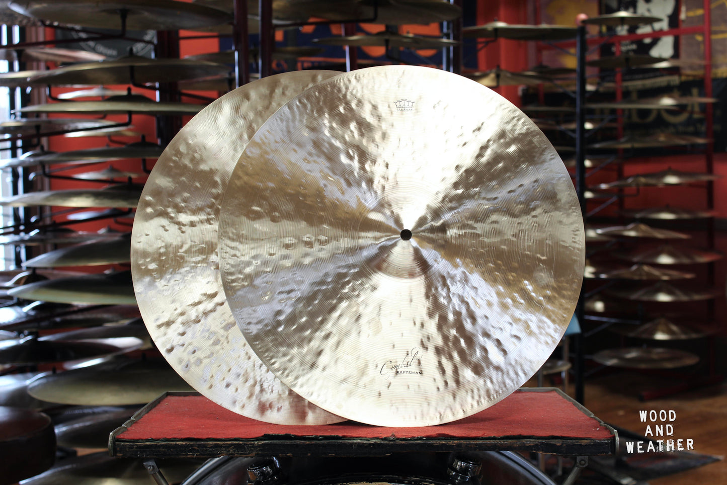 Cymbal Craftsman 16” EAK Flange Style Hi-Hats 1203/1422g