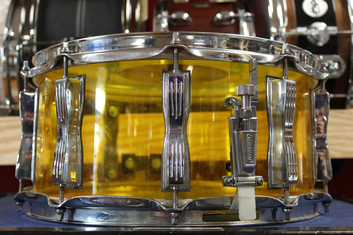 Ludwig 6.5x14 Vistalite Snare Drum in Yellow
