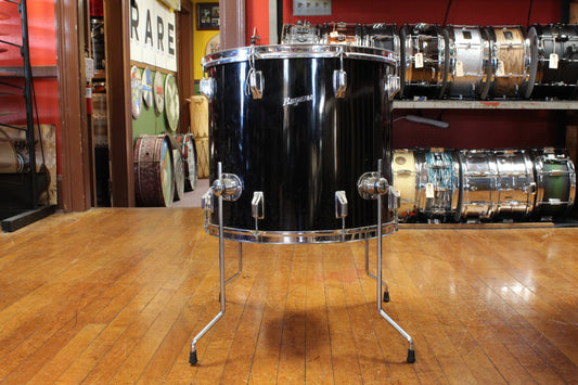 1970s Rogers 16x18 Floor Tom in Jet Black