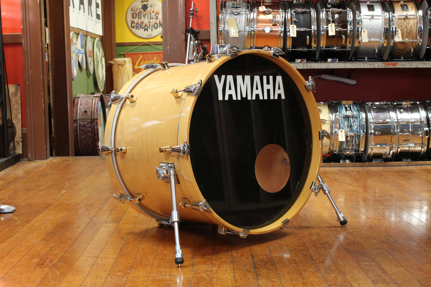 Yamaha Maple Custom Outfit in Natural Maple 16x22 9x13 14x16