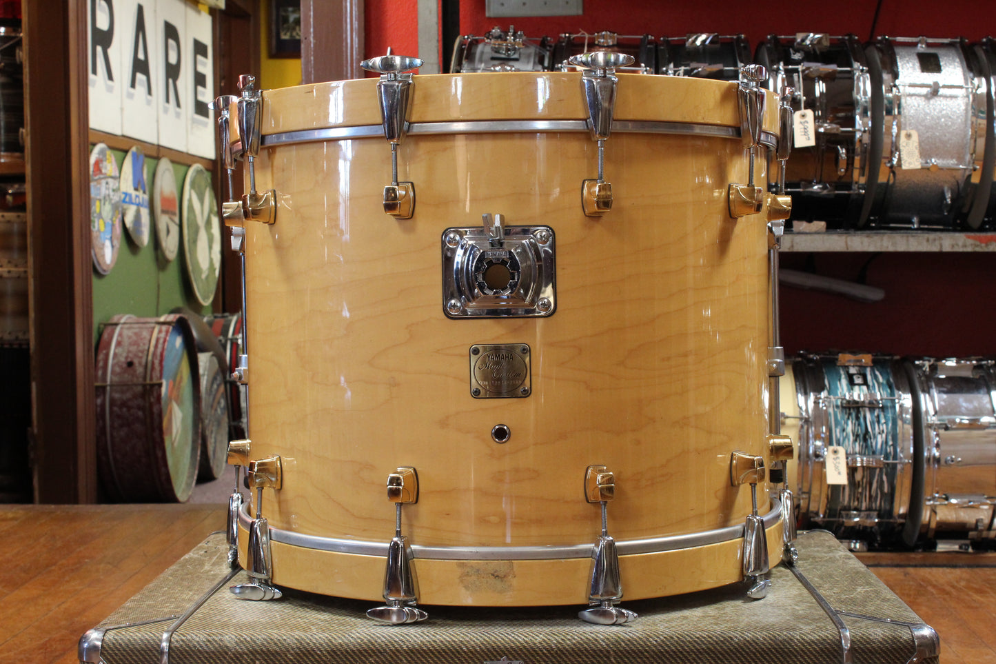 Yamaha Maple Custom Outfit in Natural Maple 16x22 9x13 14x16