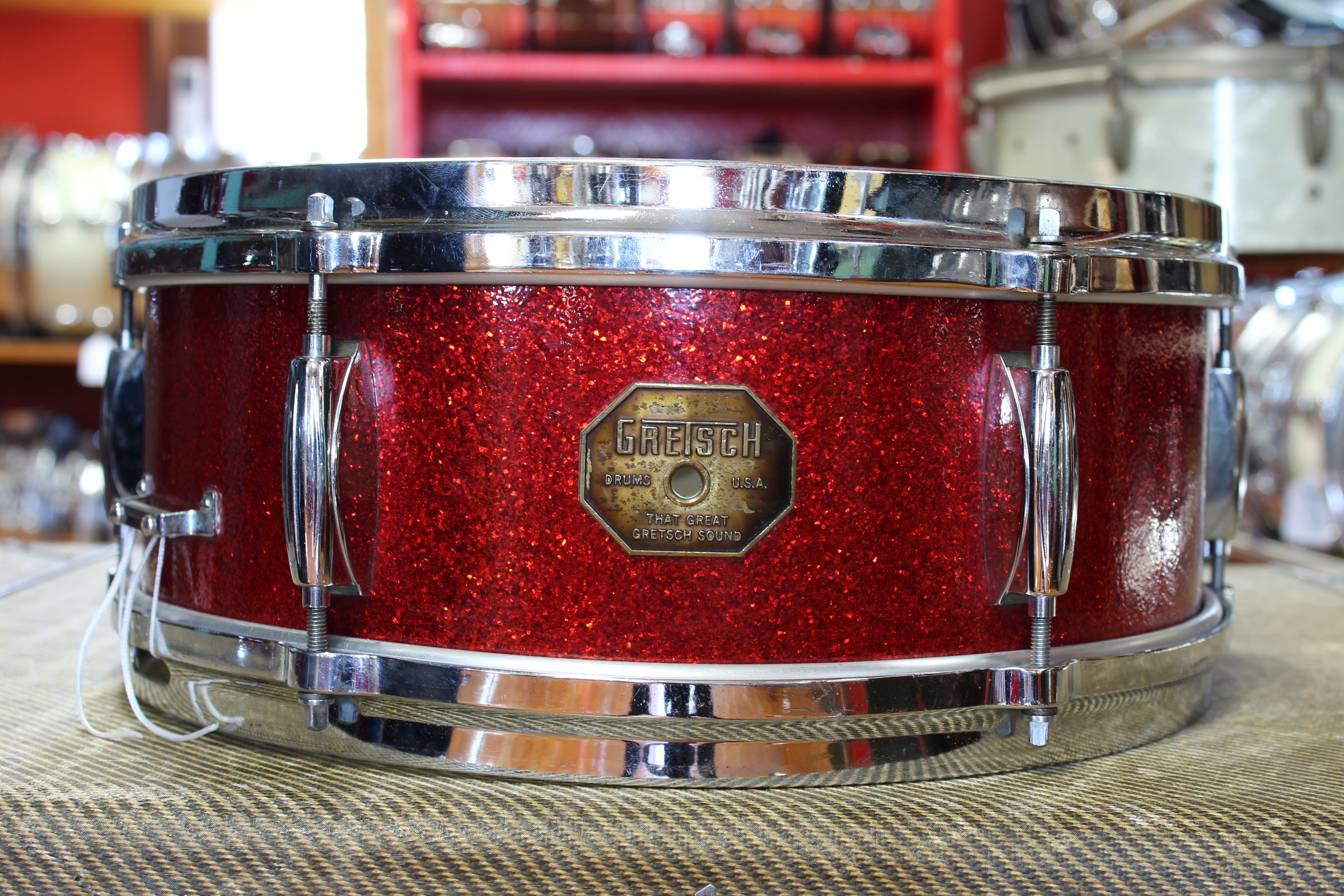 1970 Gretsch Dixieland Trống Snare 51970 Gretsch Dixieland Trống Snare 5  