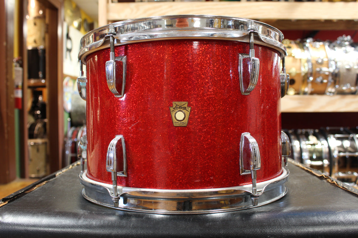 1960 Ludwig 8x12 Tom in Sparkling Red Pearl