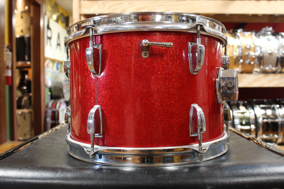 1960 Ludwig 8x12 Tom in Sparkling Red Pearl
