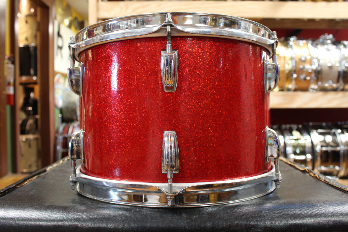 1960 Ludwig 8x12 Tom in Sparkling Red Pearl