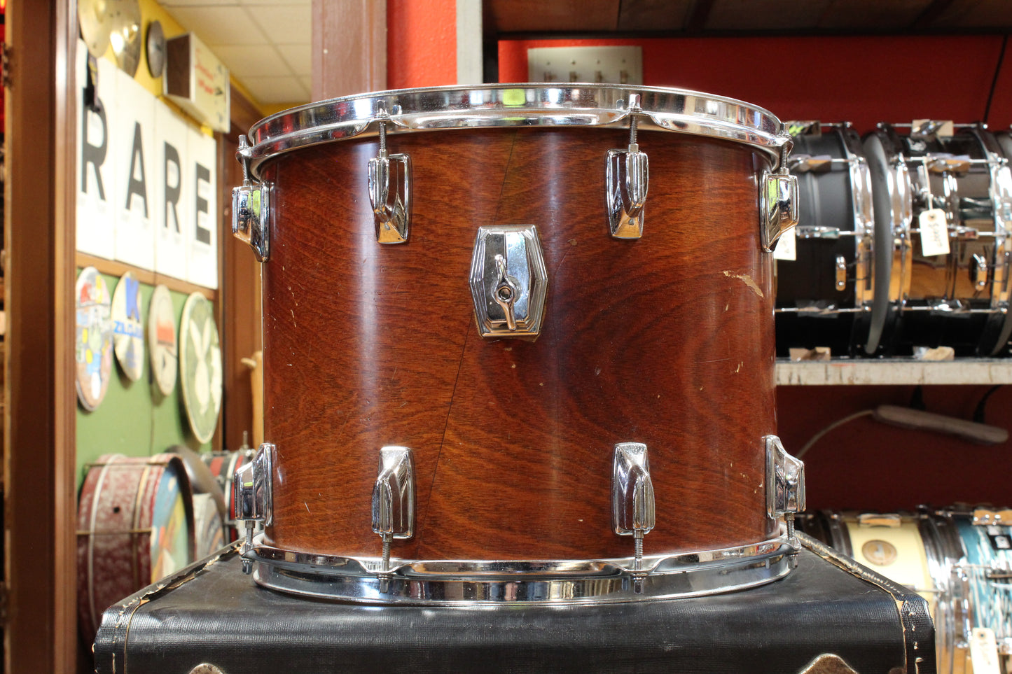 1980s Tama 12x15 Superstar Tom in Super Mahogany