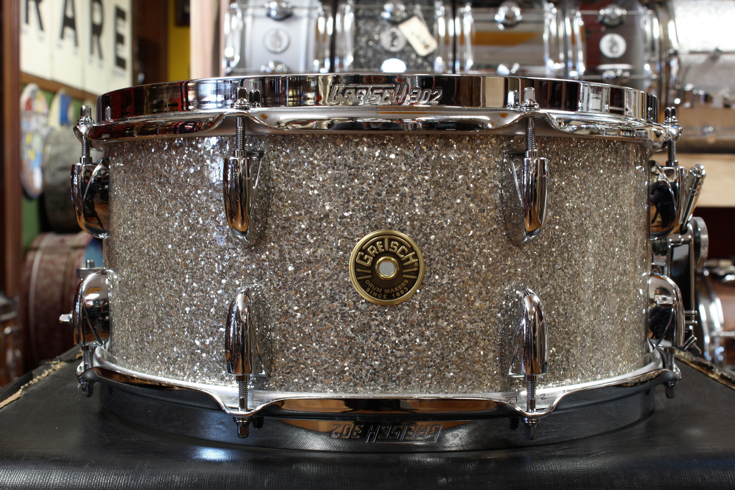 Gretsch Broadkaster 6.5"x14" Silver Glass Snare Drum