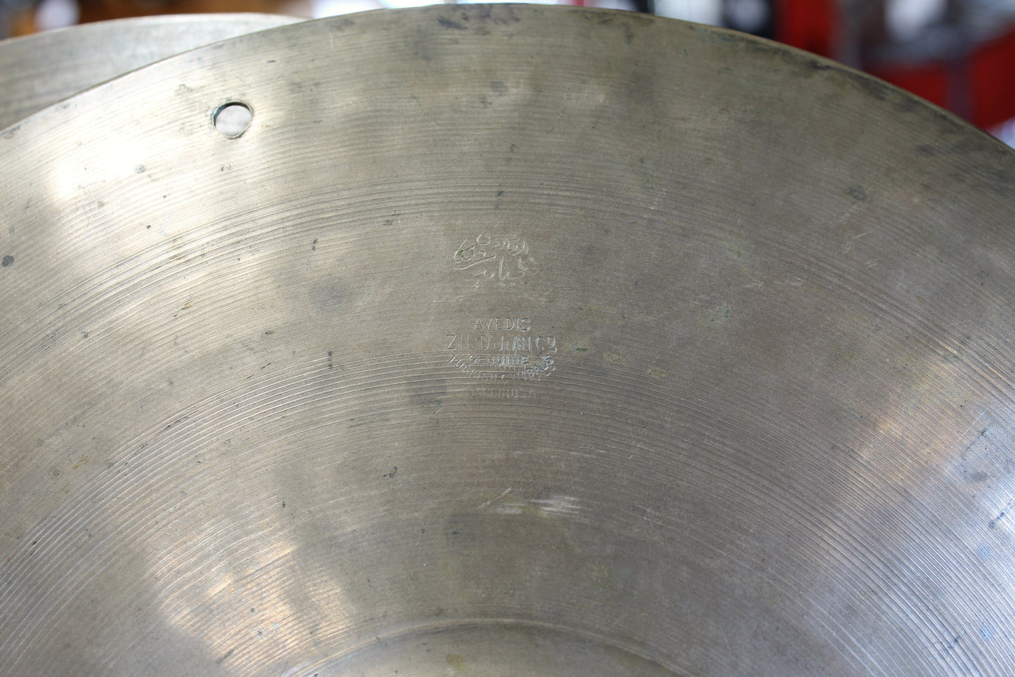 1940s A. Zildjian 14" First Stamp Hi-Hats 954/1093g