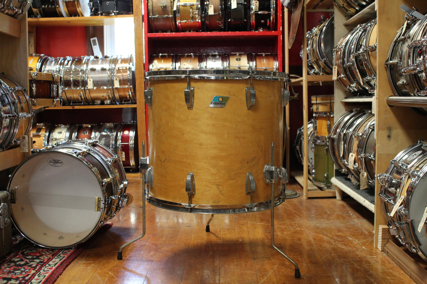 1970s Ludwig 16x18 Thermogloss Floor Tom