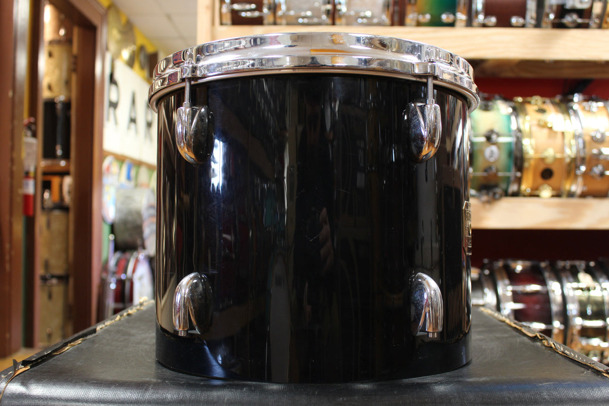 1980s Gretsch 10x12 Square Badge Tom in Black Nitron
