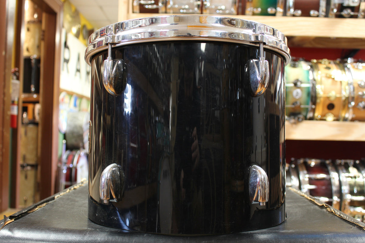 1980s Gretsch 10x12 Square Badge Tom in Black Nitron
