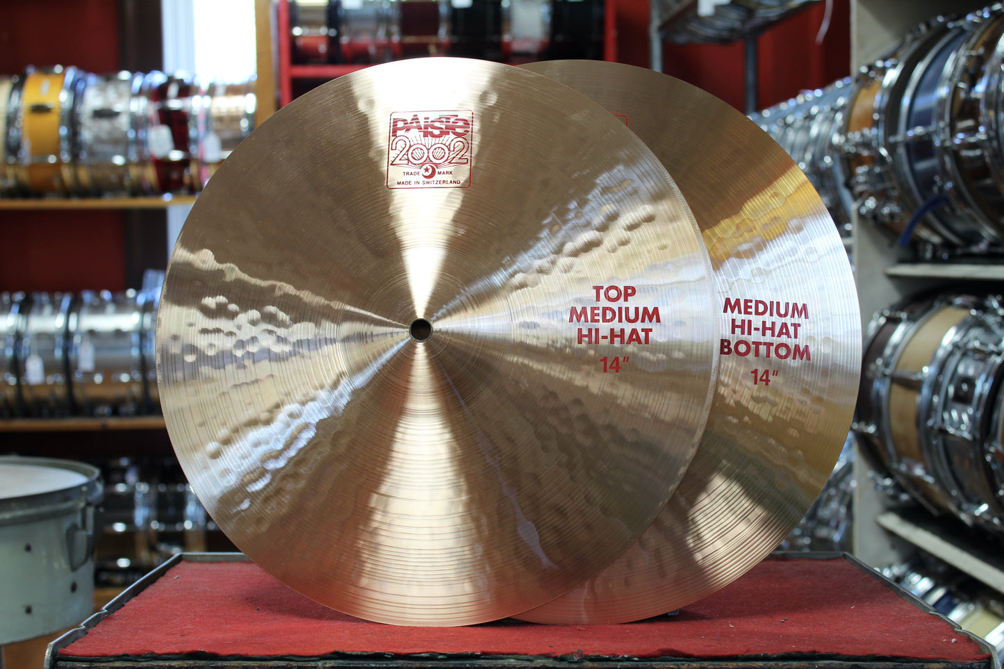 Paiste 14" 2002 Medium Hi-Hats 857/979g