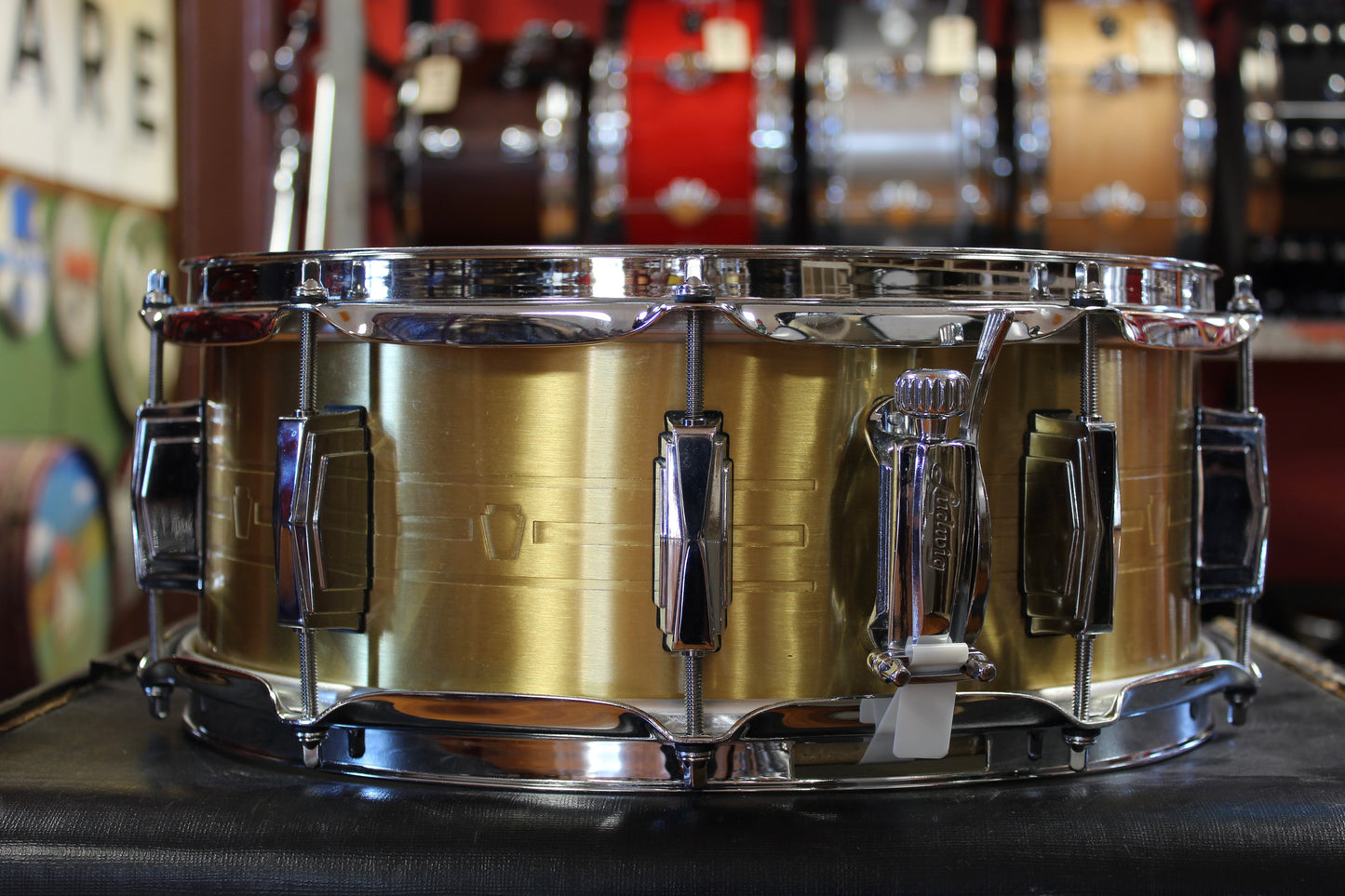 Ludwig 5x14 Heirloom Brass Snare Drum