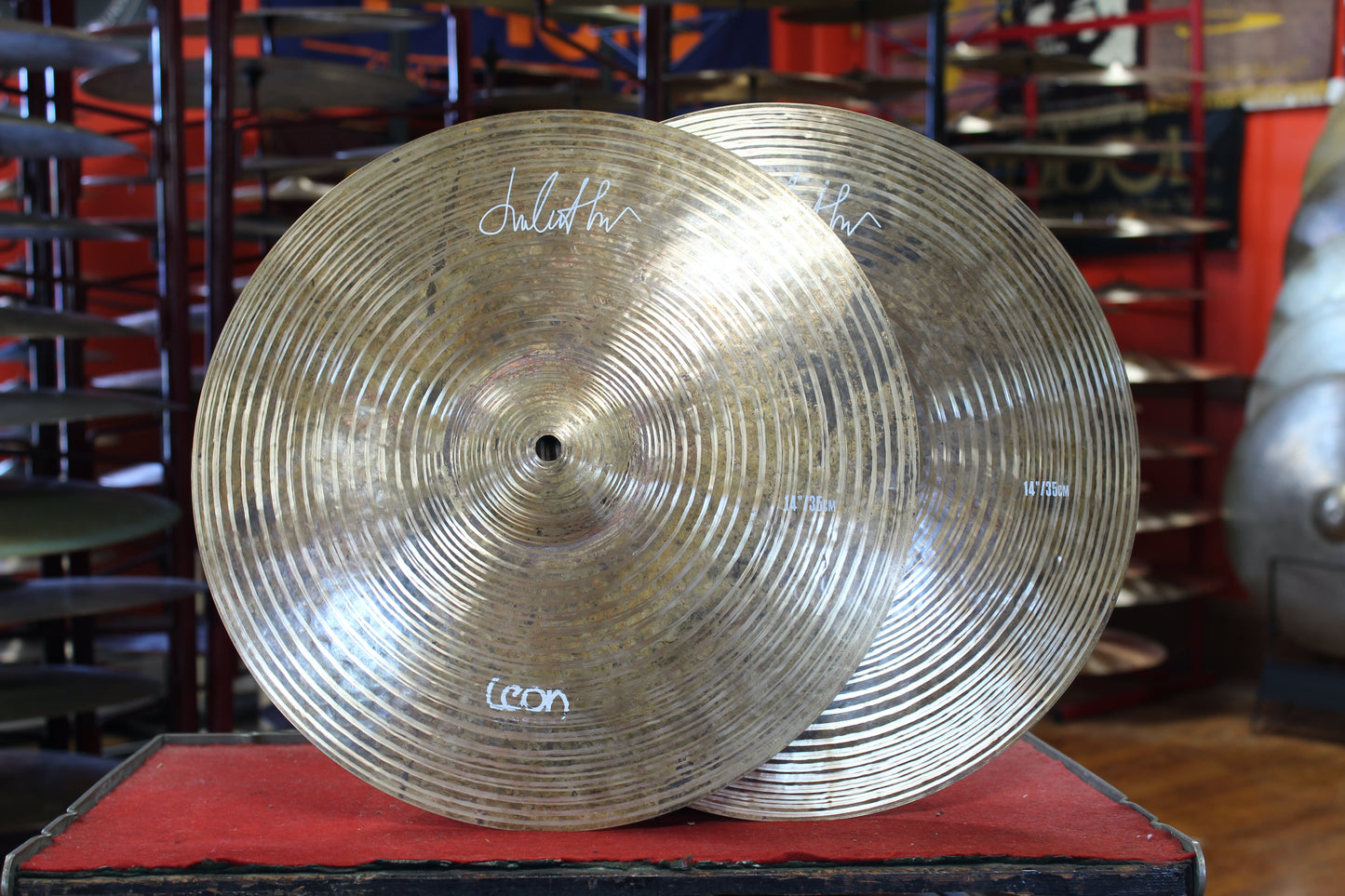 Used Leon Cymbals 14" Deep Hi-Hats 860/1100g