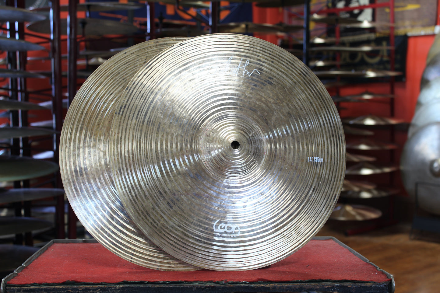 Used Leon Cymbals 14" Deep Hi-Hats 860/1100g