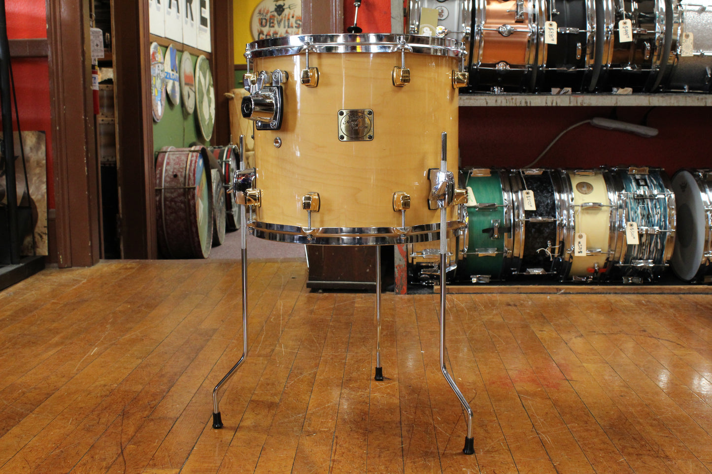 Yamaha Maple Custom Bop Outfit in Natural Maple 14x18 8x12 12x14