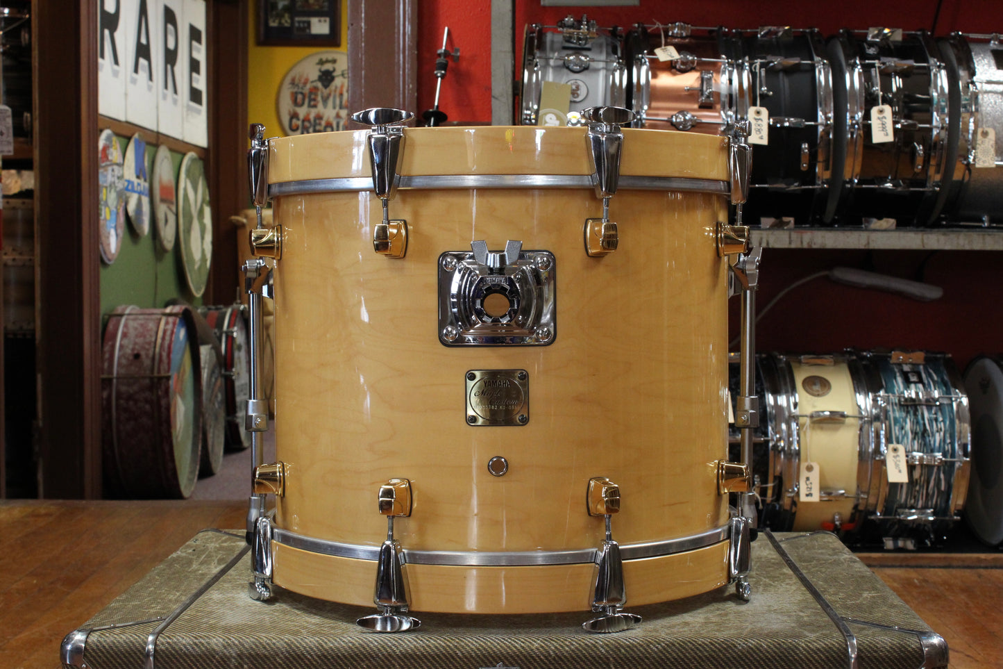 Yamaha Maple Custom Bop Outfit in Natural Maple 14x18 8x12 12x14
